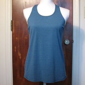 Heather Blue Keyhole Tank